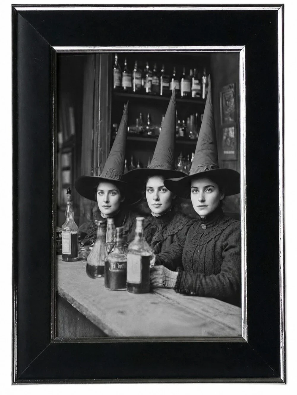 Vintage Group Of Witches Wiccan Pagan Witchy Goth Witch Witchcraft Seance Dark